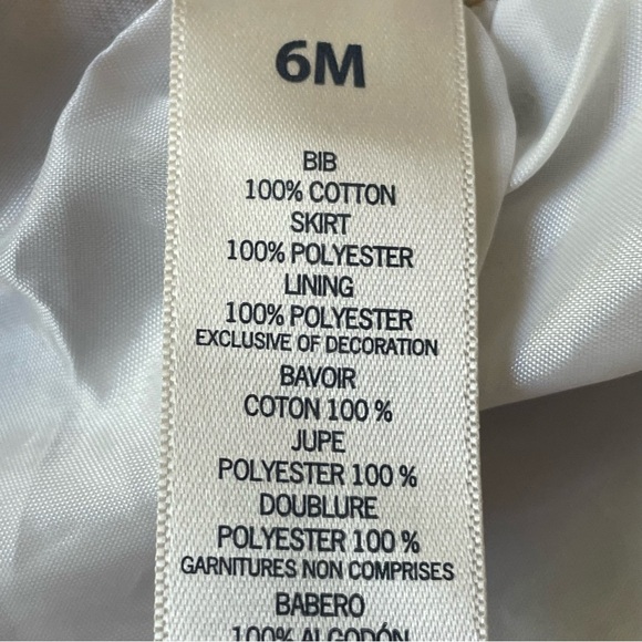 OshKosh B'gosh Denim and White Tulle Skirtall Size is 6 Months - Picture 6 of 10